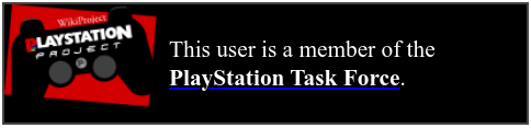 This user is a member of the PlayStation Task Force.